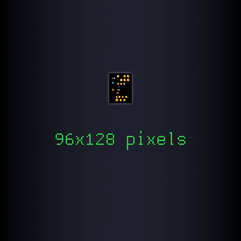 Actual artboard size and some sprites I'm currently working with