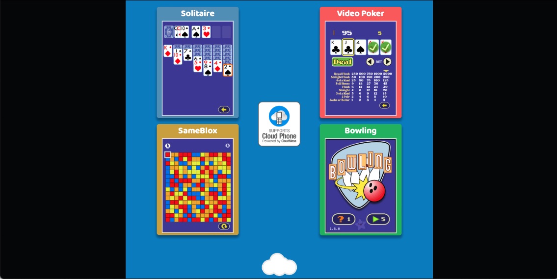 Cloud Phone Games illustration and feature artwork