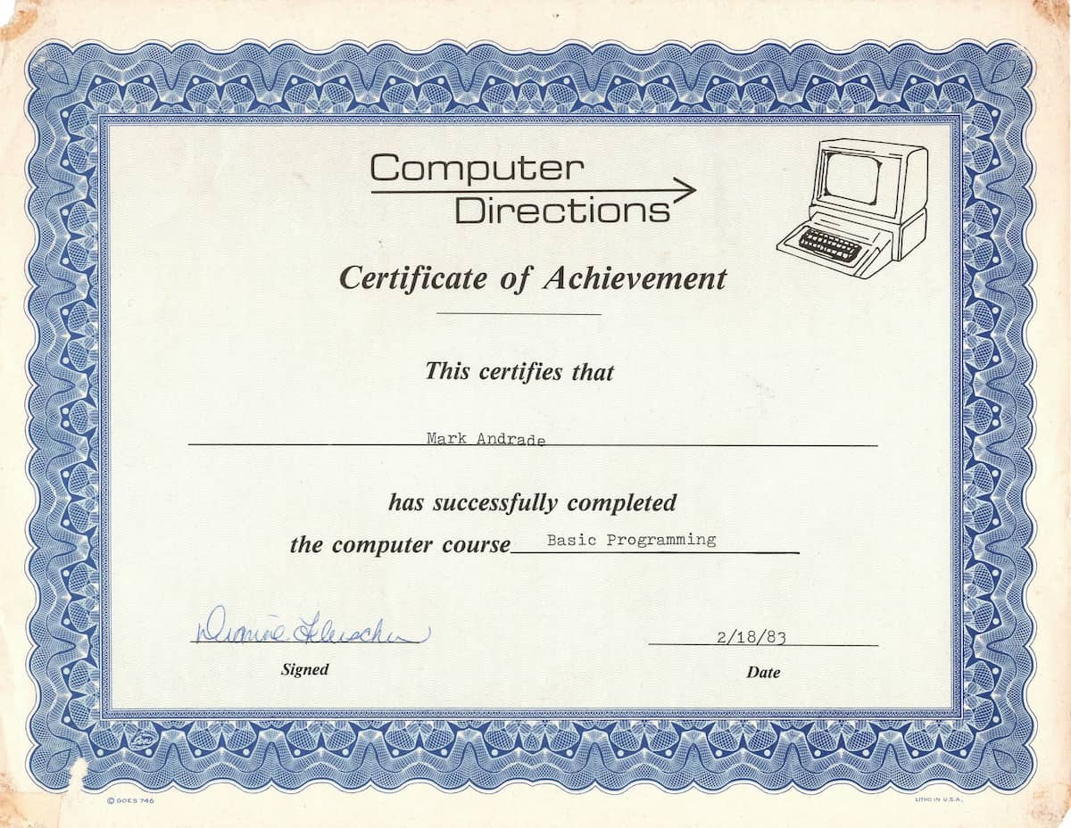 Forty Years as a Certified Programmer? illustration and feature artwork