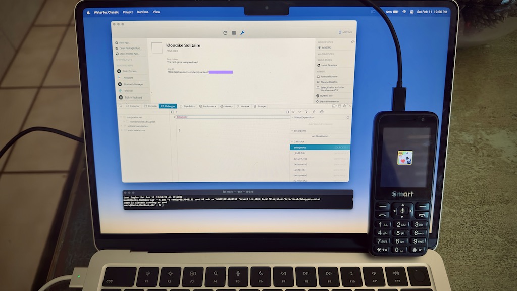 KaiOS Debugging On a Modern Mac illustration and feature artwork