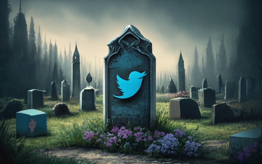 Goodbye Twitter illustration and feature artwork